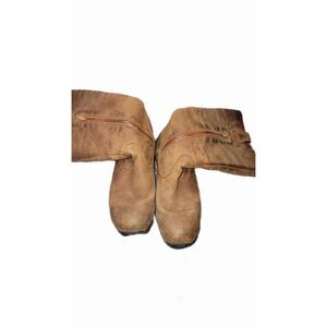 Womens Size 7.5 MID Calf Leather KEEN BOOTS with Zipper